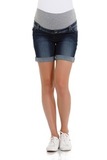 Шорты для беременных 06825 синий