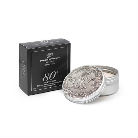 Мыло для бритья Saponificio Varesino 80th Anniversary 150 гр