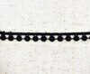 Кружево плетёное, ш. 1,3 см, чёрный