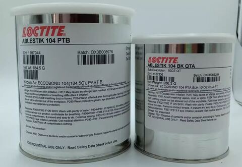 Loctite Ablestik Eccobond 104 (А+В) - диэлектрический термостойкий клей - 470 г