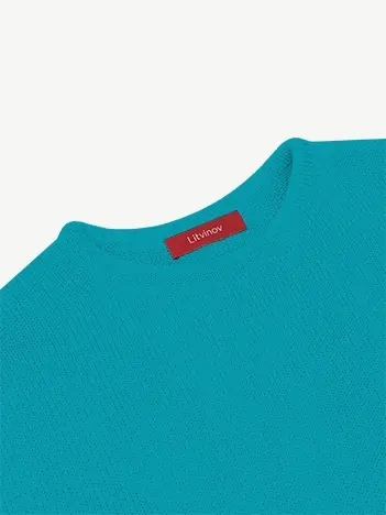 Джемпер оверсайз из экохлопка