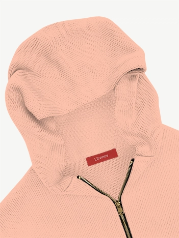 Толстовка на замке из экохлопка