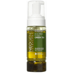 Neogen Dermalogy Real Fresh Foam Cleanser Green Tea 160 g, Успокаивающая пенка для умывания с зелёным чаем 160 г (до 04.12.26)