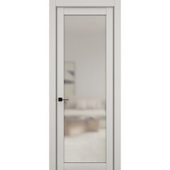 Купить Межкомнатная дверь керамик NC 2 слоновая кость остеклённая