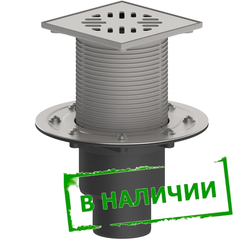 ТП-310.1 Трап с фланцем регулируемый вертикальный выпуск Dn110/75/50