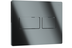 Скоро на складе! Панель двойного смыва RIVO Touch lux Хром глянцевый (glossy CHROME)