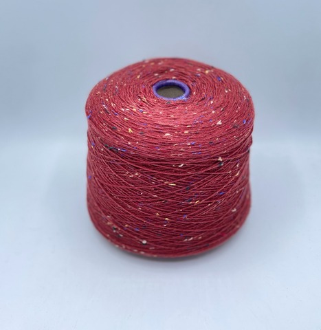 Filati Venezia (пр.Италия),art-Calzetteria Bottonato, 4/16 400/100гр, 75%Меринос, 25%Полиамид, цвет-Терракот,твидовый, арт-36635