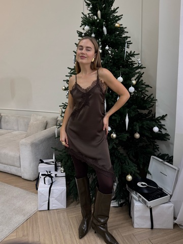 Платье Belle шоколад