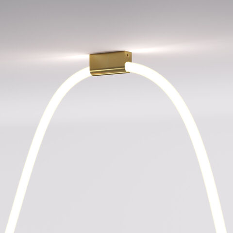 Накладные крепления для круглого гибкого неона Elektrostandard Full light FL 28100 латунь