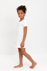 сорочка  для девочки  К 1156/сердечки на сахаре