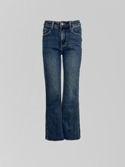 Джинсы LTBI 202 однотонные клеш от колена со стрейчем