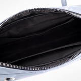 Сумка Саломея 2038 гладкий серо-голубой