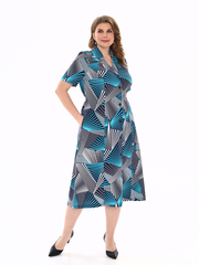 4536 Халат на пуговицах