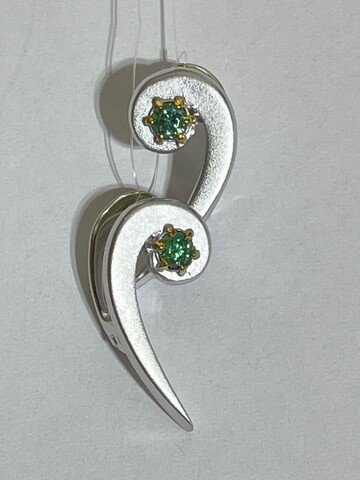 Плата С (серьги из серебра)