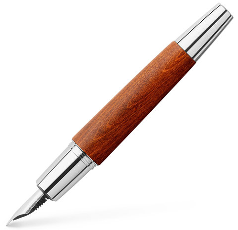 Перьевая ручка Faber-Castell E-motion Pearwood Brown перо EF