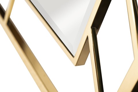 Зеркало декоративное 71х91см Garda Decor в металлической раме цвета золото