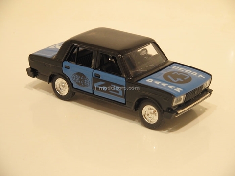 VAZ-2105 Lada Rally #43 black-blue Agat Mossar Tantal 1:43