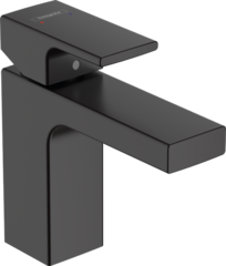 Смеситель для раковины 100, с донным клапаном, черный Hansgrohe Vernis Shape 71561670