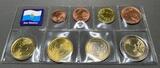 K15987 Сан Марино 1 2 5 10 20 50 евроцентов 1 2 евро 2003-2010 г. набор 8 монет UNC