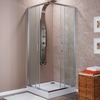 Aquanet 168416 Компл.2 - NAA1142 Душевая шторка Alfa Cube (900 х 900 х2000) стекло прозрачное хром (168416)