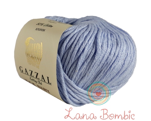 Пряжа Gazzal Baby Cotton XL 3429 нежно-голубой