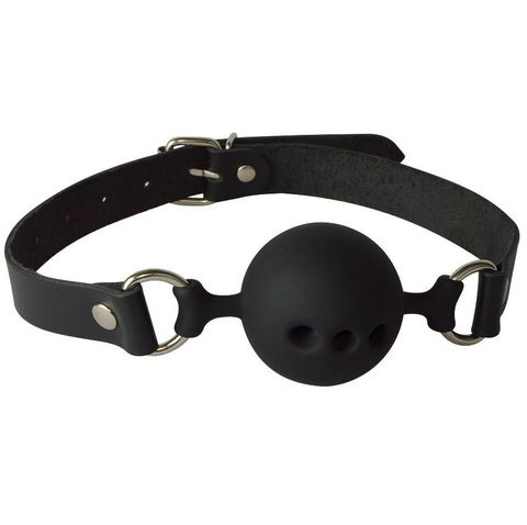 Силиконовый кляп-шар с отверстиями для дыхания - Sitabella BDSM accessories 3352-1