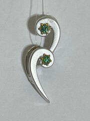 Плата С (серьги из серебра)