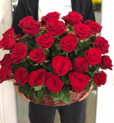 Roses in a Basket