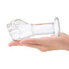 Стеклянный плаг в форме сжатой в кулак руки 5’’ Glass Fist Butt Plug - 13 см. - 