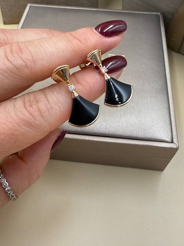 Серьги BVL оникс VGOLD