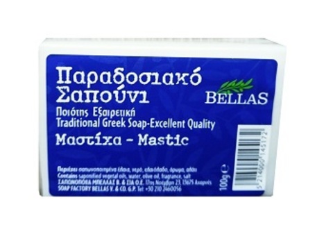 Греческое мыло с мастикой Bellas 100 гр