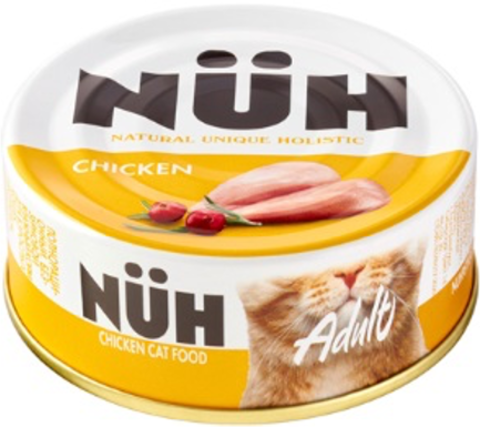 NUX консервы для кошек беззерновые (цыпленок) 100 г