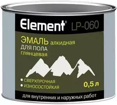 Эмаль Alpa Element LP-060 алкидная для пола глянцевая серая
