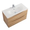 BelBagno MARINO-CER-MINI-700-2C-SO-BO-P MARINO-CER-MINI База под раковину подвесная с двумя выкатными ящиками, Bianco Opaco, 696x390x500, MARINO-CER-MINI-700-2C-SO-BO-P