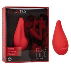 Красный клиторальный вибромассажер Red Hot Flicker - 