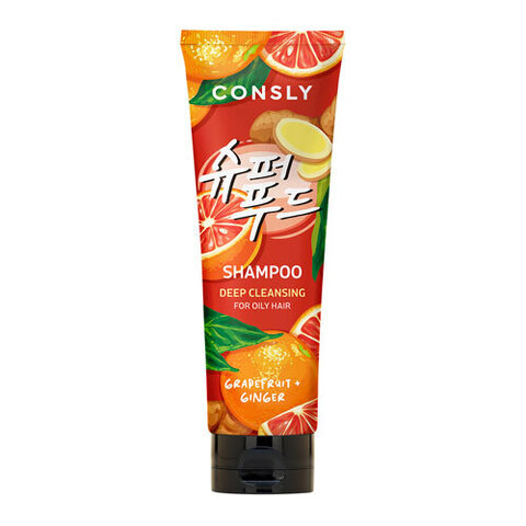 Consly Grapefruit & Ginger - Шампунь глубоко очищающий с экстрактами грейпфрута и имбиря