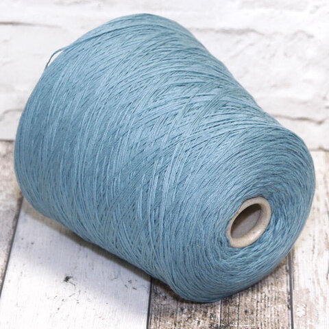 Меринос-шнурок BIELLA YARN STRING 380 припыленная бирюза