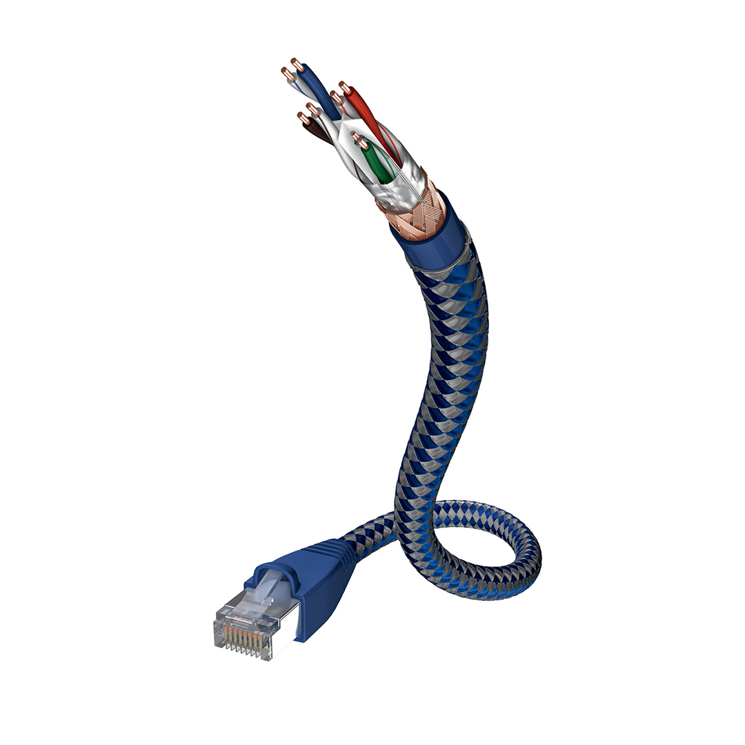 Inakustik Premium CAT6 Ethernet Cable, 3.0 m, SF-UTP, AWG 23, 00480303