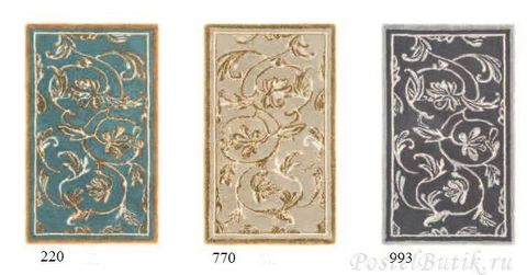 Коврик для ванной 50х80 Abyss & Habidecor Dynasty 220 бирюзовый