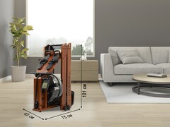 Гребной тренажер UnixFit Wood Rower Dark RM9000PDW