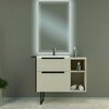 Cezares 55157 URBAN Тумба под раковину с двумя выдвижными ящиками 55157 Grigio opaco, 60x46x62