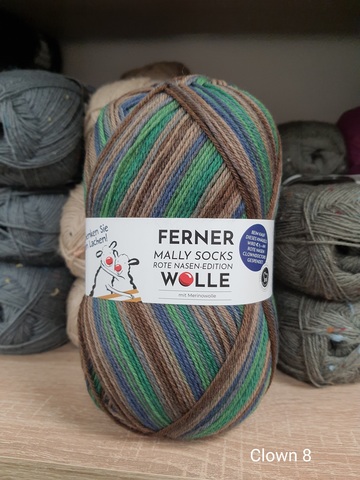 Ferner Wolle Mally Socks Clown 8