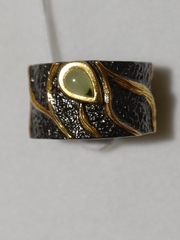 Тейма-нефрит(кольцо из серебра)