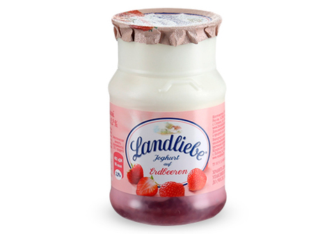 Йогурт клубника "Landliebe" бидон, 150г