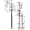 Смеситель для кухни с выдвижным изливом и лейкой Hansgrohe M71 73802000