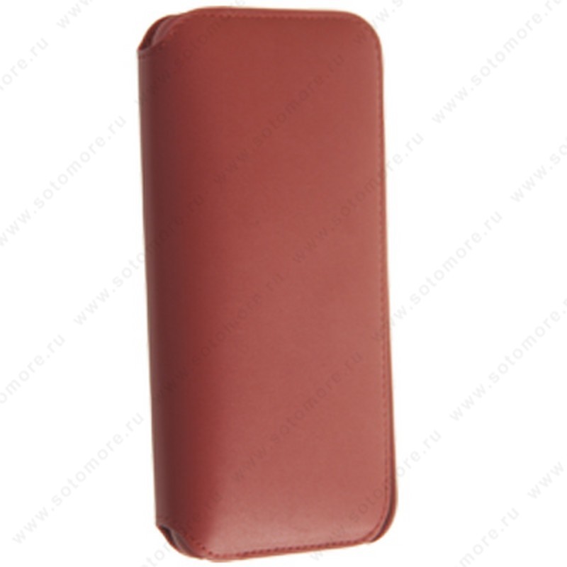 Чехол-книжка Leather Folio для Apple iPhone XS/ X красный