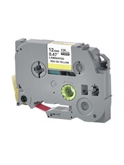 Кассета с лентой S'OK by Sakura Printing TZE632 для Brother,  красный на желтом, 12мм, 8м , наклейка