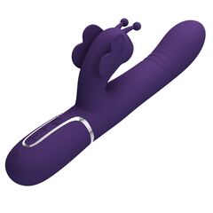 Фиолетовый вибратор-кролик Ridgely - 22,6 см. - 