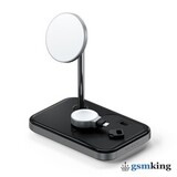 Satechi 3-in-1 Magnetic Wireless Charging Stand Space Gray ST-WMCS3M