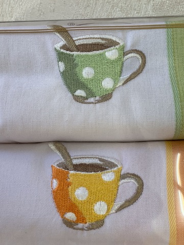 Комплект кухонных полотенец 2шт 50х70 Dreams Tazzina As-235-32